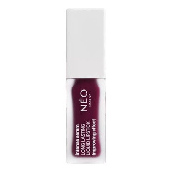Neo Make Up, Długotrwała pomadka do ust w płynie, 10 Plum Burgund, 5 ml