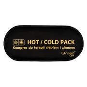 Qmed Hot/Cold Pack, kompres do terapii ciepło/zimno, czarny, 13 x 27 cm, 1 szt.