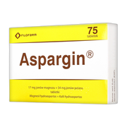 Aspargin, 250 mg + 250 mg, tabletki, 75 szt. (Filofarm)
