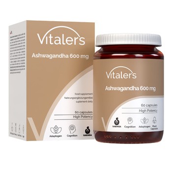 Vitalers Ashwagandha 600 mg, kapsułki, 60 szt.