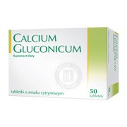 alt Calcium gluconicum, tabletki o smaku cytrynowym, 50 szt