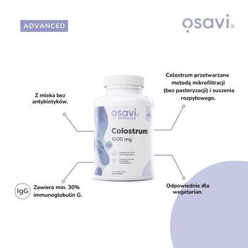 Osavi Colostrum 1000 mg, kapsułki, 180 szt.