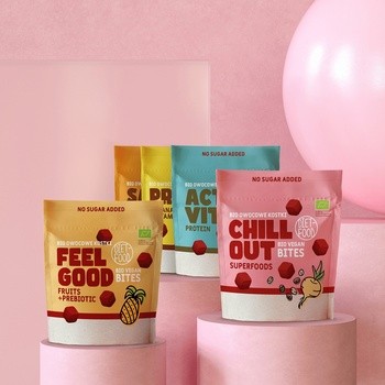 Diet-food, Bio Vegan Bites Chill Out, owocowe kostki, 120 g