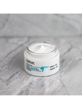 Flos-Lek Collagen.9MW, krem-żel, wygładza nawilża łagodzi, 50 ml