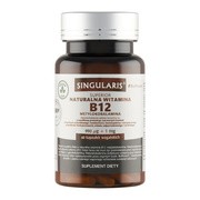 Singularis, Naturalna Wit.B12 Metylokobalamina + Bioperin, kapsułki, 60 szt.        