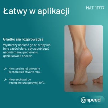 Compeed, sztyft przeciw pęcherzom, 8 ml
