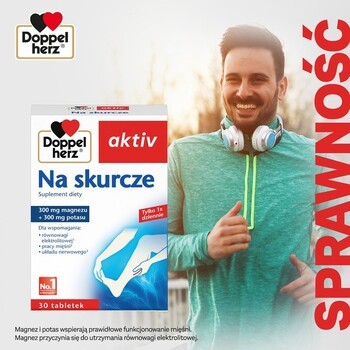 Zestaw Doppelherz aktiv Na skurcze, tabletki, 30 szt. + Doppelherz aktiv Magnez-B6 Forte 400, tabletki, 30 szt.