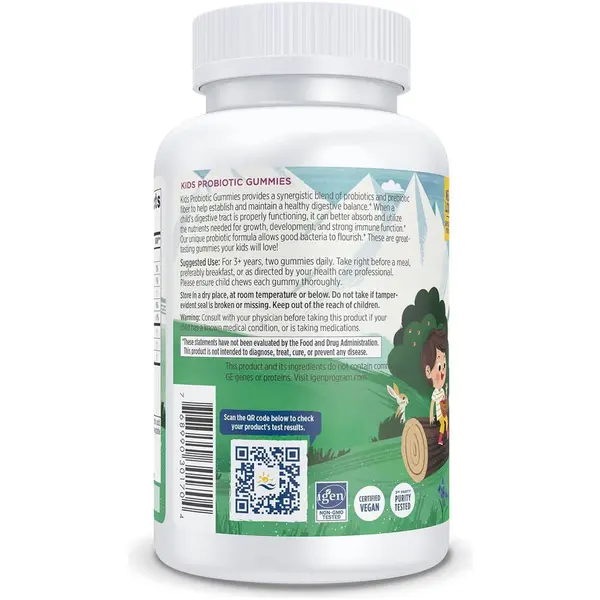 Пробиотик для детей Nordic Naturals Probiotic Gummies Kids, Merry Berry Punch, желейные пастилки, 60 шт — фото 3