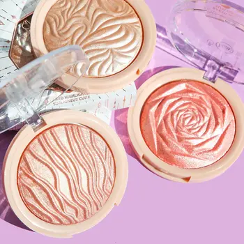 J.Cat Beauty, You Glow Girl, Wypiekany rozświetlacz do twarzy i ciała, 106 Bella Rose, 8,5 g