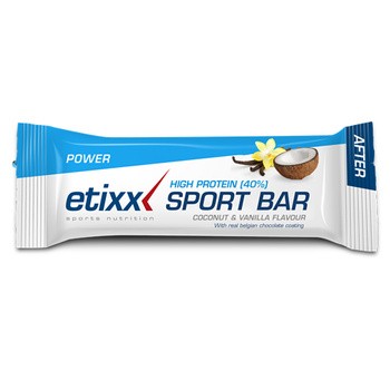 Etixx High Protein Sport Bar, baton, coconut & vanilla, 50 g, 12 szt.