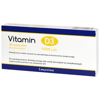 Vitamin D3 1000 j.m., kapsułki, 30 szt.
