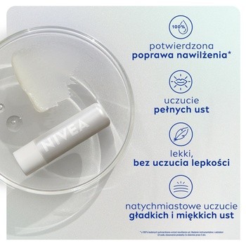 Nivea Hyaluron Lip Moisture Plus, nawilżający balsam do ust, 5,2 g