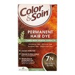Color&Soin, farba do włosów, blond orzech laskowy (7N), 135ml