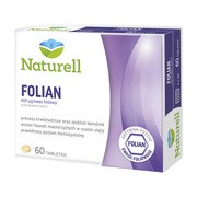 alt Naturell Folian, 400 µg kwasu foliowego, tabletki, 60 szt.