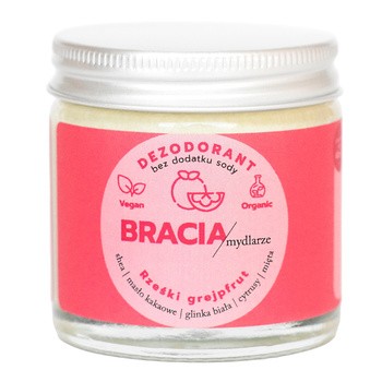 Bracia Mydlarze, dezodorant w kremie, Rześki Grejpfrut, 60 ml