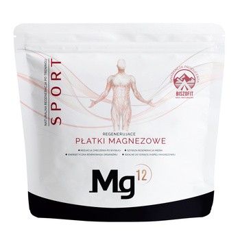 Mg12 Sport, płatki magnezowe do kąpieli, 1 kg