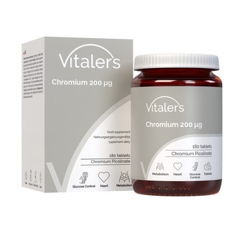 Vitaler's Chrom 200 µg, tabletki, 180 szt.