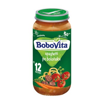 BoboVita Junior, obiadek spaghetti po bolońsku, 12m+, 250 g