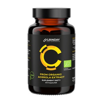 Bio witamina C z organicznej aceroli, kapsułki, 60 szt.