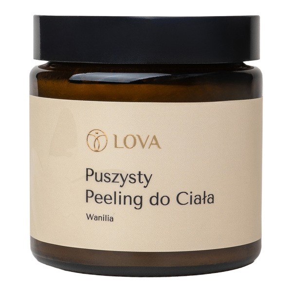 Lova Lova, Puszysty Peeling do ciała, wanilia, 120 ml — Składniki i ocena