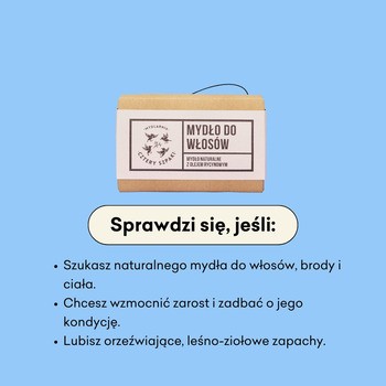 Mydlarnia 4 Szpaki, Waligóra, naturalne mydło w kostce, do skóry, włosów i zarostu, 110 g