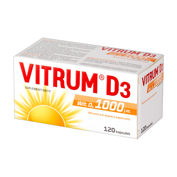 Vitrum D3 1000 j.m., kapsułki, 120 szt.
