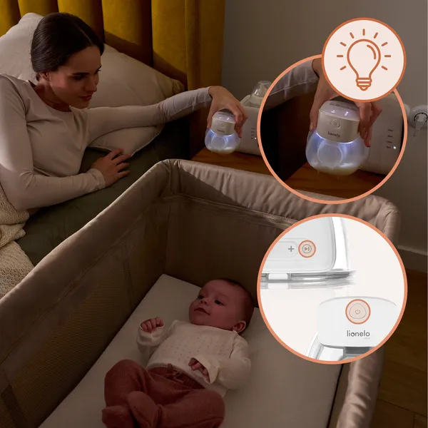 Молокоотсос Lionelo Fidi Free Lumi электрический hands-free, одинарный, двухфазный — фото 3