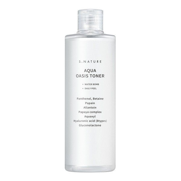 S. Nature S. Nature, Aqua Oasis Toner, Tonikum mit Säure PHA und mit Betain, 300 ml — Inhaltsstoffe und Bewertung