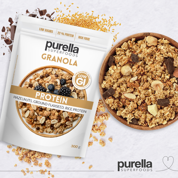 Purella Superfoods, Protein, granola, 300 g