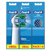 Oral-B, Precision Clean, końcówki wymienne, 6 szt. https://azcdn.doz.pl/image/d/product/872a00b8-scale-180x180.png