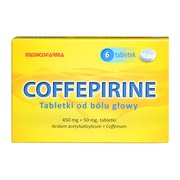 alt Coffepirine Tabletki od bólu głowy, 450 mg+50 mg, 6 szt.