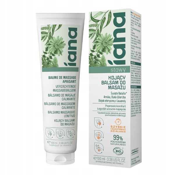 Iana Iana, beruhigend Lotion für die Massage, 100 ml — Inhaltsstoffe und Bewertung