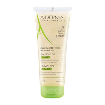 Aderma Surgras, żel pod prysznic, ultra bogata konsystencja, 200 ml