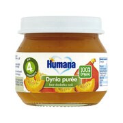 Humana 100% Organic, dynia puree, 4 m+, 80 g