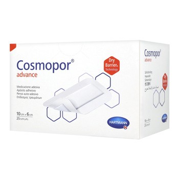 Cosmopor Advance, opatrunki, 10 cm x 6 cm, 25 szt.