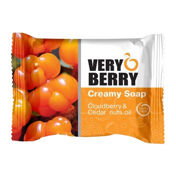 Very Berry, kremowe mydło w kostce, Cloudberry & Cedar nuts oil, 100 g