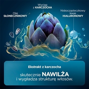 Artishoq, ekspresowa kuracja nawilżająca do włosów, 200 ml