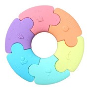 Jellystone Designs, silikonowe puzzle sensoryczne dla niemowlaka, pastelowe kółko, 6 szt. https://azcdn.doz.pl/image/d/product/ce26f0d1-scale-180x180.png