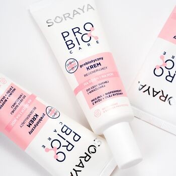Soraya Probio Care, prebiotyczny krem regenerujący do cery suchej i wrażliwej, 50 ml