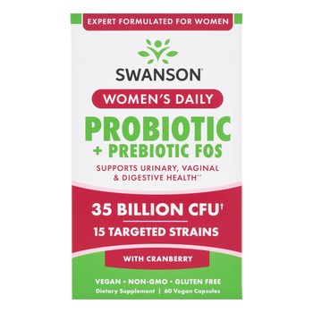 Swanson Women's Daily Probiotic+Prebiotic FOS, kapsułki, 60 szt.