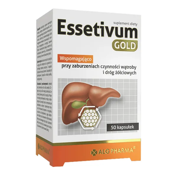 Fosfolipidy sojowe z L-asparaginianu L-ornityny 300mg 50 kapsułek [Alg Pharma] - Alg Pharma