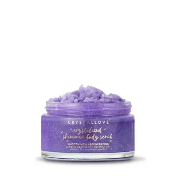 Crystallove, peeling do ciała z ametystem, 200 g