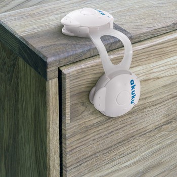 Akuku, Zabezpieczenie do szafek i szuflad 10 cm, 2 szt.