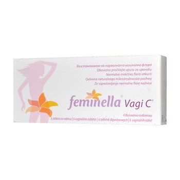 Feminella Vagi C, tabletki dopochwowe, 6 szt.