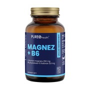 Pureo Health, Magnez + B6, kapsułki, 60 szt.