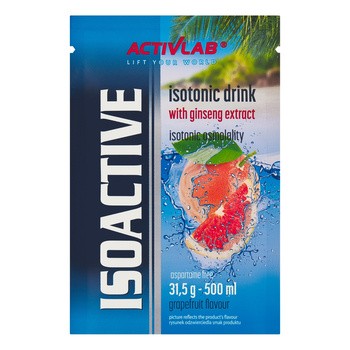 Isoactiv, smak grejpfrutowy, proszek w saszetkach, 20 szt.