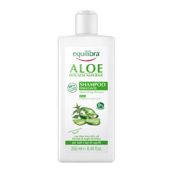 Equilibra Naturale, nawilżający szampon aloesowy, 250 ml