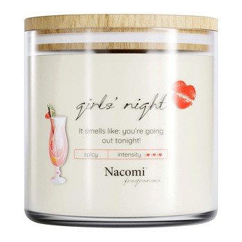 Nacomi Fragrances, girl's night, świeca sojowa, 450 g