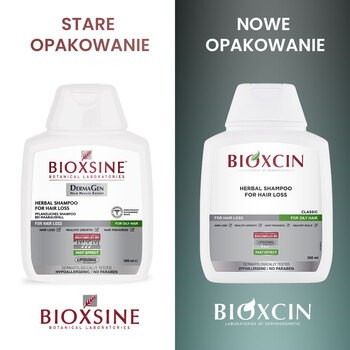 Bioxcin Classic Ziołowy, szampon do włosów przetłuszczających się, osłabionych, z tendencją do wypadania, 300 ml