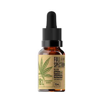 Full Spectrum Life Drops 18% CBD, olejek konopny, 15 ml